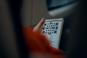 A crossword puzzle solved with Crossword Solver