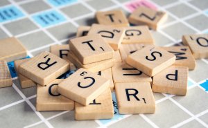 Pile of Scrabble tiles from Scrabble Solver