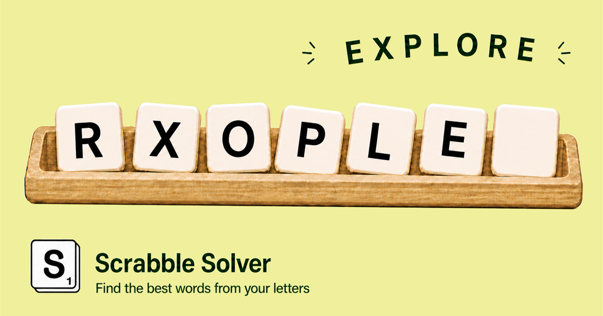 Scrabble Solver website preview